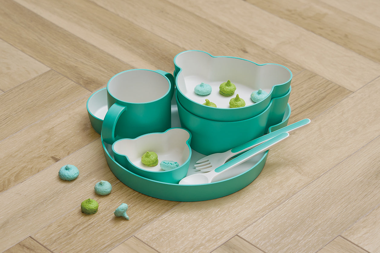 tak KIDS DISH GIFT BOX bear lucky 7