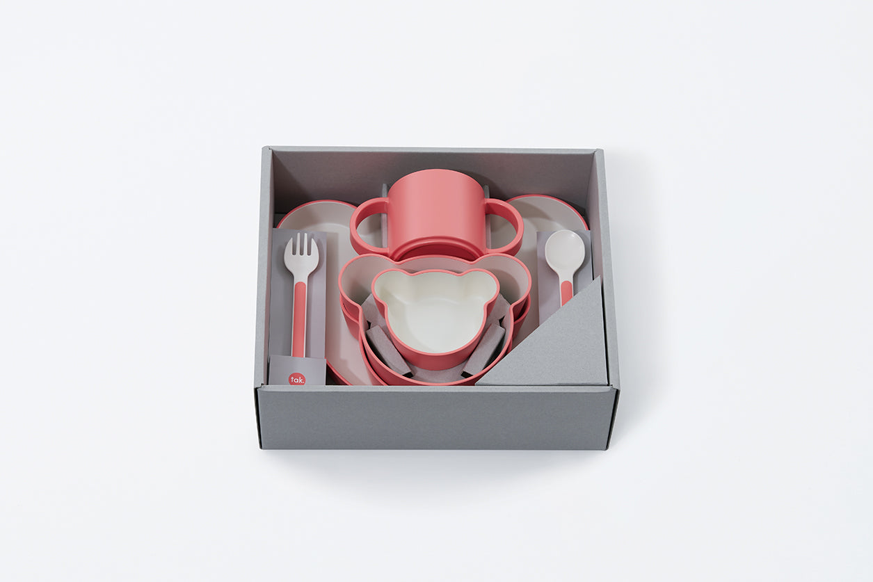 tak KIDS DISH GIFT BOX bear lucky 7