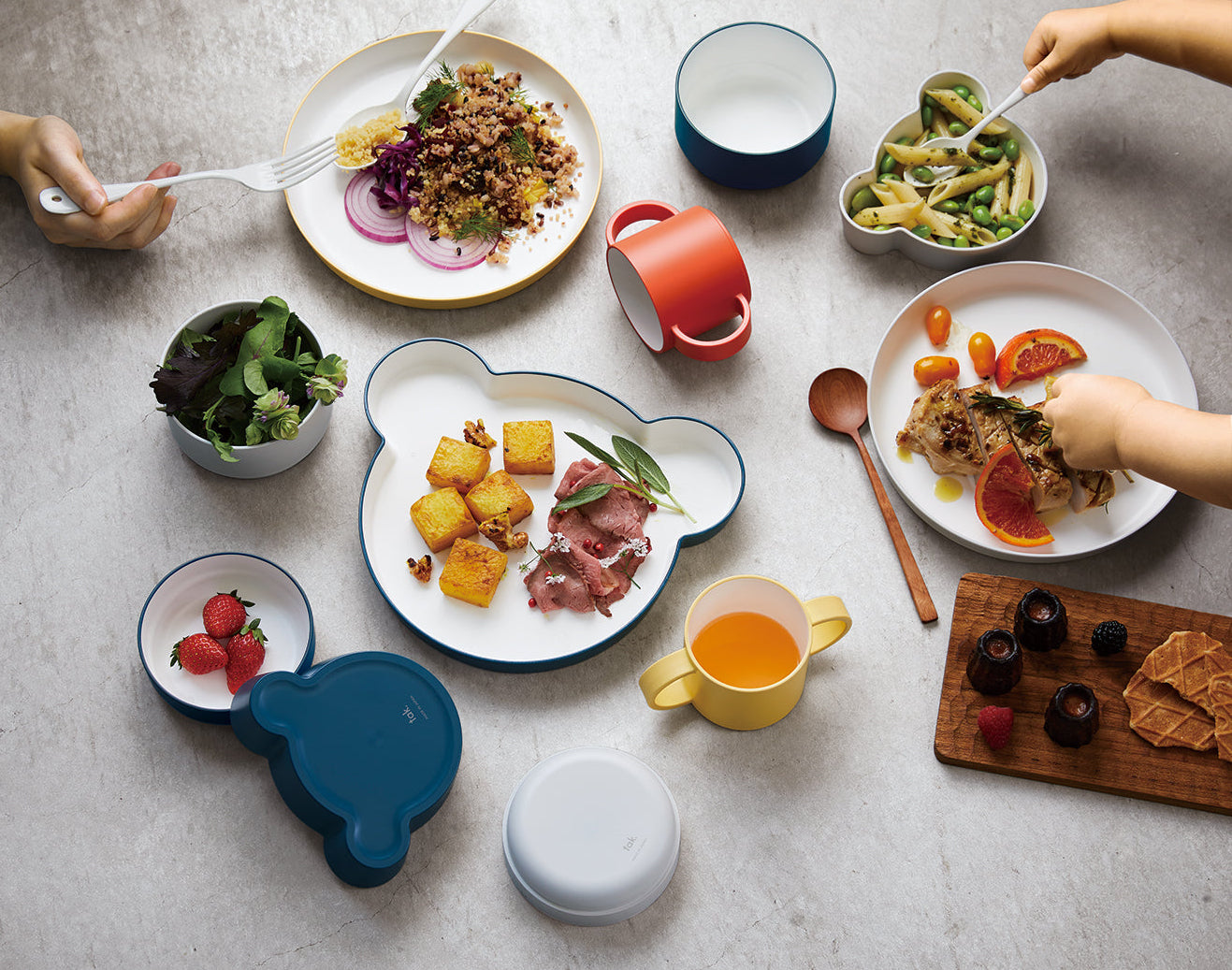 tak KIDS DISH plate bear