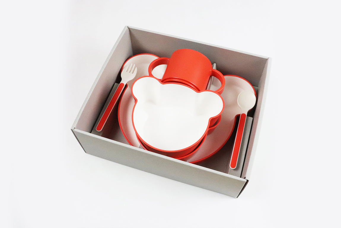 tak KIDS DISH GIFT BOX bear cutlery