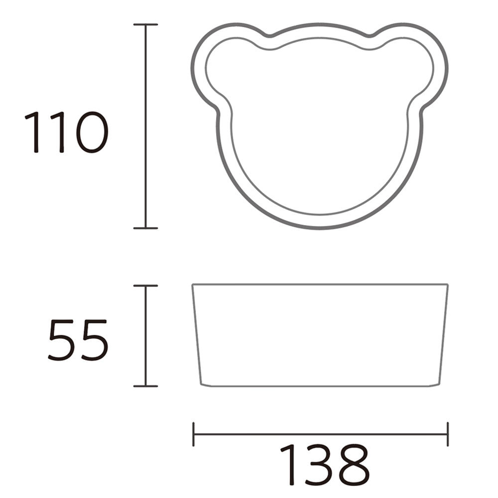 tak BIO KIDS DISH bowl bear M