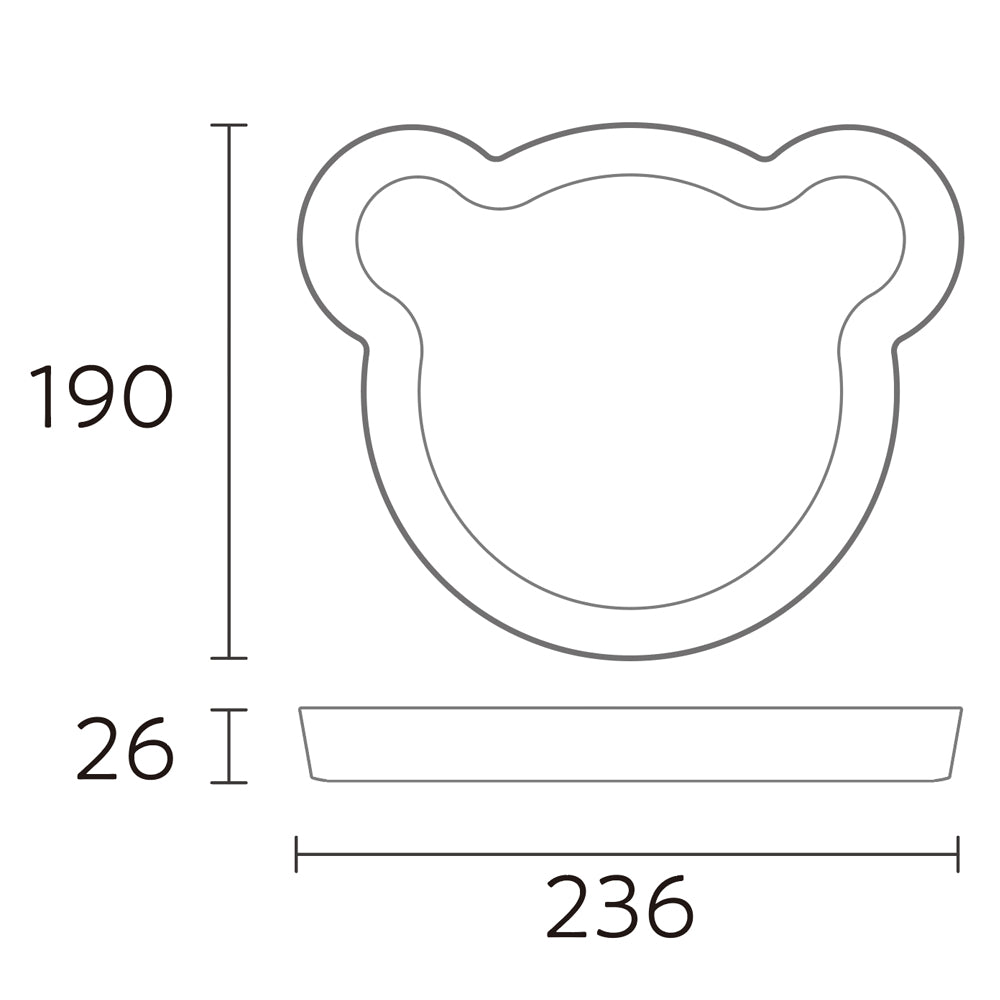 tak BIO KIDS DISH plate bear
