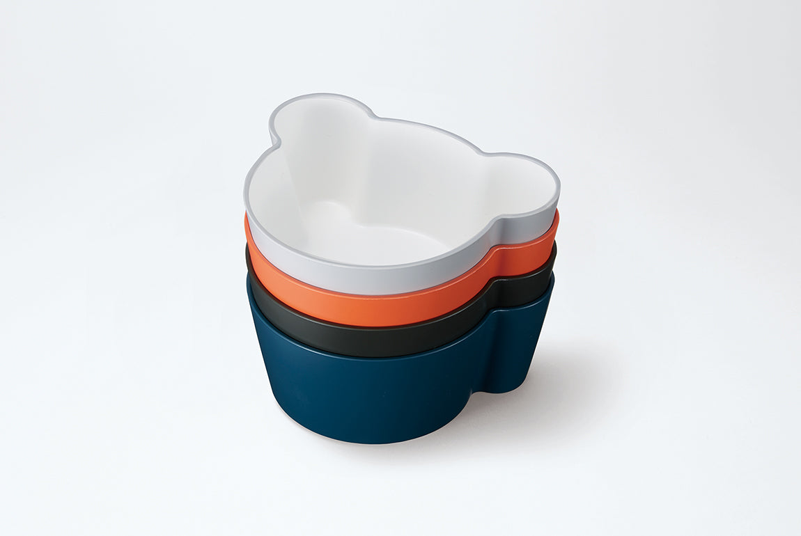 tak KIDS DISH bowl bear M black 【JTN-0131-BK / 86231】